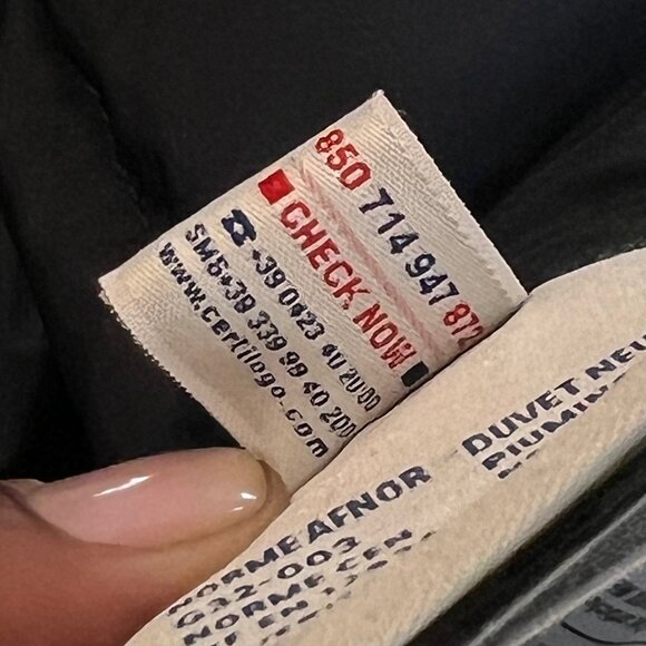 Moncler Wool Duffle Coat with Down-Filled Sleeves - Picture 10 of 11